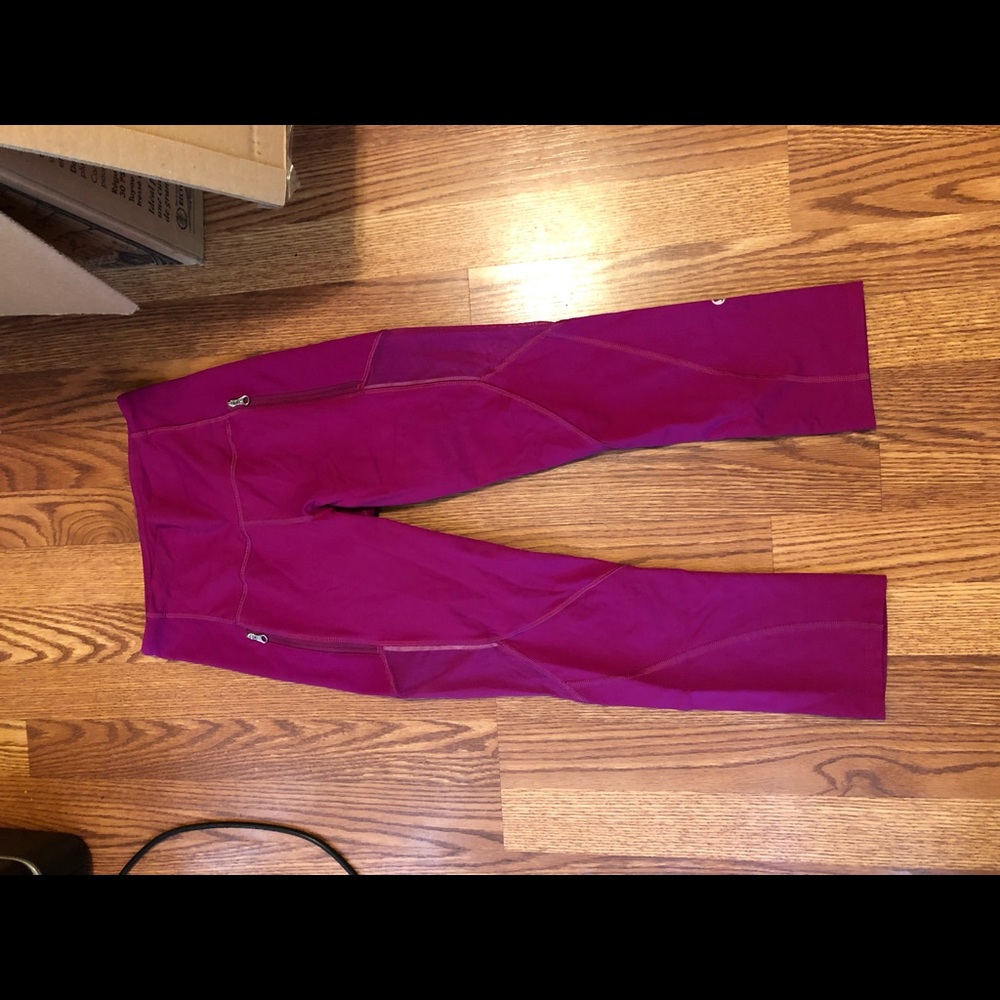 Lulu lemon cropped mesh tights